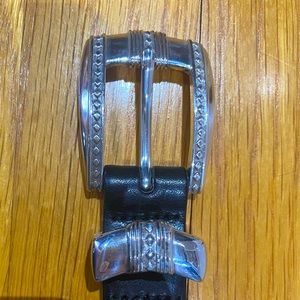 Mens size 34 black leather Brighton belt